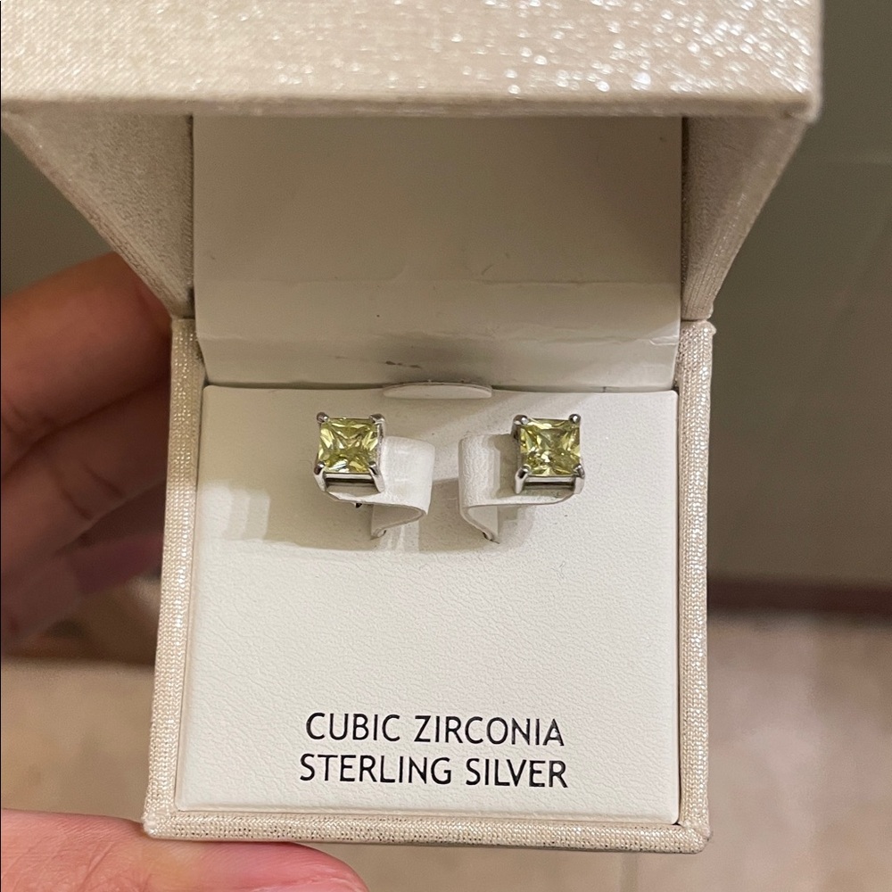 Nanette Lepore Sterling Silver Yellow Earrings